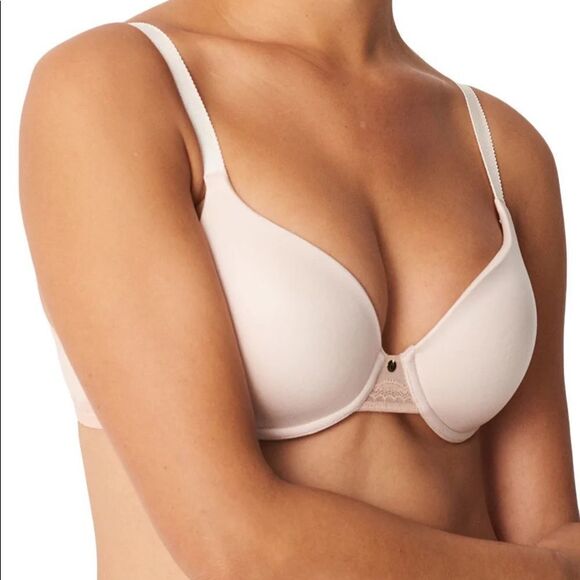 Nwot Chantelle lace comfort soft flex sweetheart t shirt bra - Picture 1 of 7